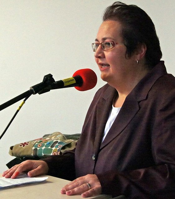 Christine Müller-Hechfellner, sozialpolitische Sprecherin und stellvertretende Fraktionsvorsitzende der Grünen im Stadtrat