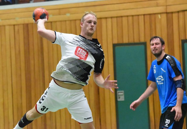 Marc Bing schleppte sich krank aufs Spielfeld, konnte dennoch zwei Treffer beisteuern. 
Foto: Bangert