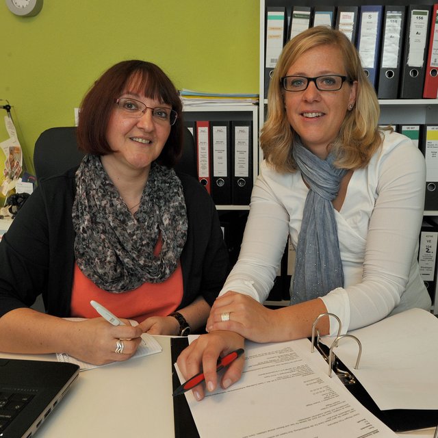 Anja Högg und Kirsten Migge sind seit Juli ein Team. Noch ist die Einarbeitungsphase nicht abgeschlossen. Aber beide sind mit Feuereifer bei der Sache.