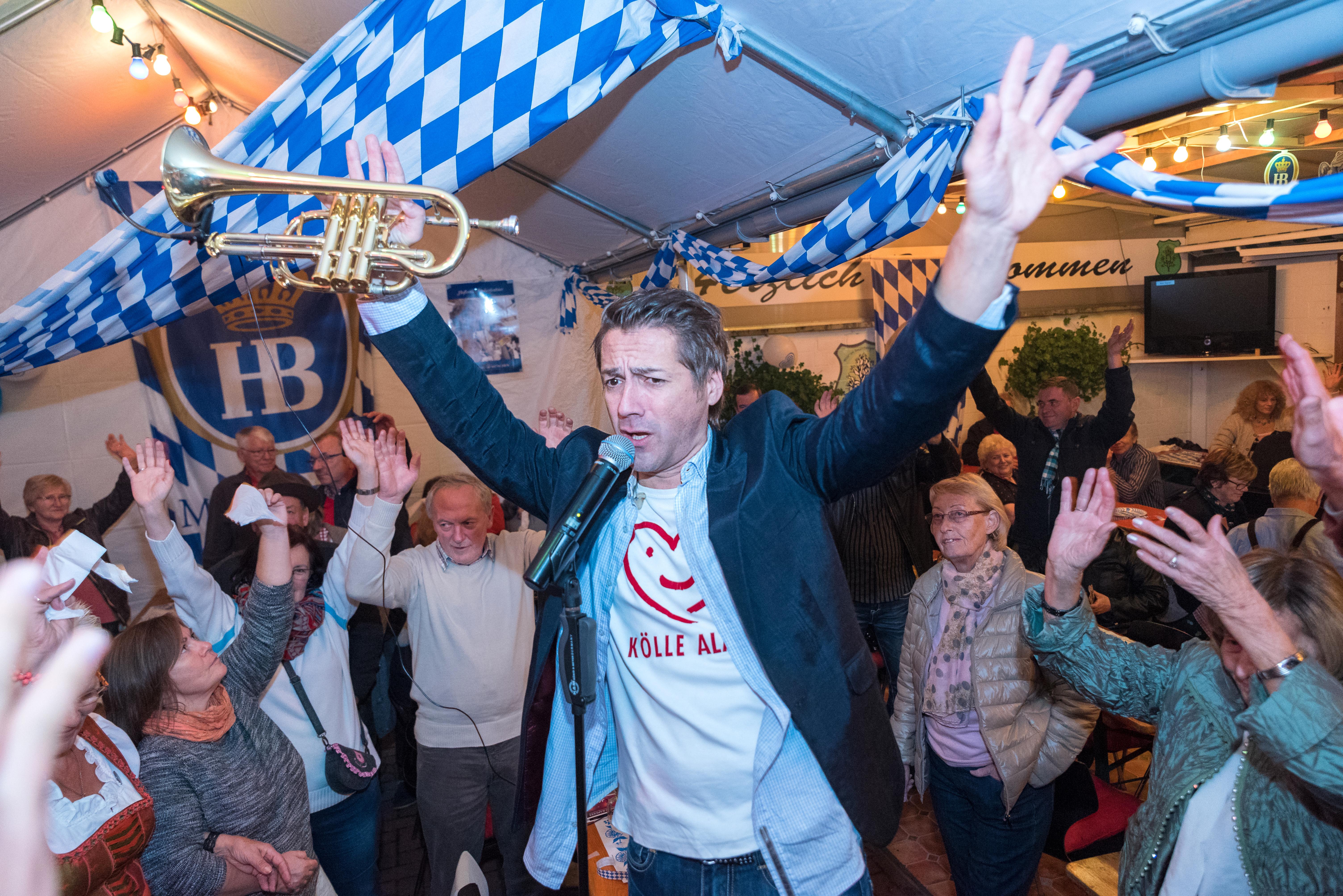 Beim Auftritt von Bruce Kapusta war die Stimmung auf dem Höhepunkt. Alle Fotos: Stefan Pollmanns