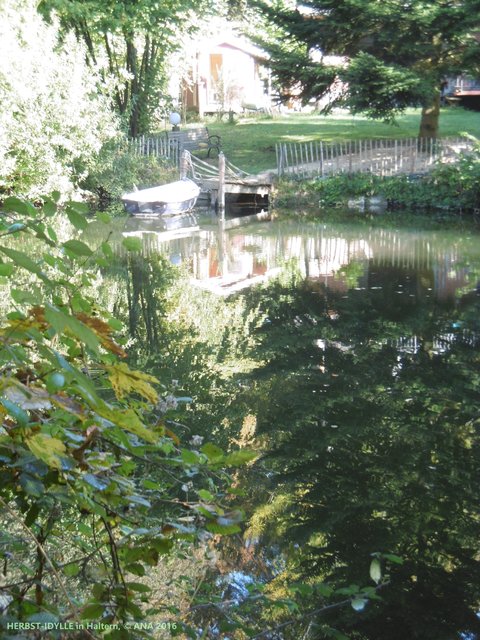 ...Herbst-Idylle an der "Stever" bei Haltern-hullern´...