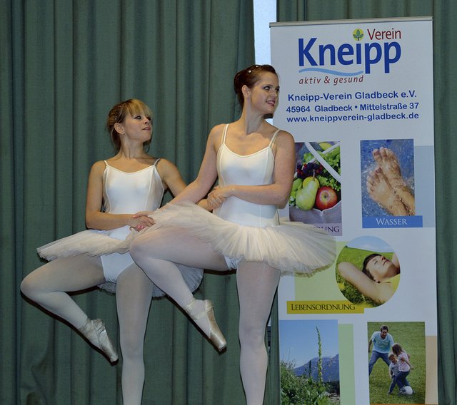Auch klassische Ballett-Darbietungen gehörten zum Programm des Kneipp-Herbstfestes.