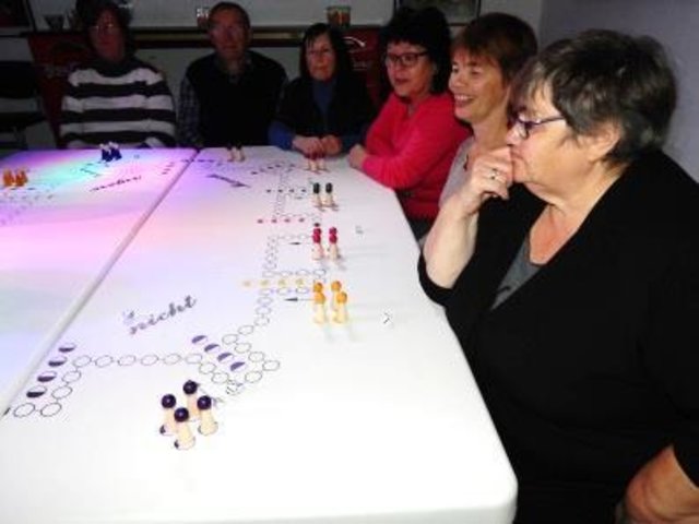 Mensch ärgere Dich nicht Marathon-Testgruppe.