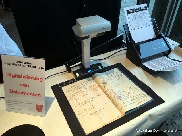 Digitalisierung alter familiengeschichtlicher Dokumente ... bei etwaigem Verlust der Originale bleiben sie als PDF oder JPG über Generationen hinweg erhalten.