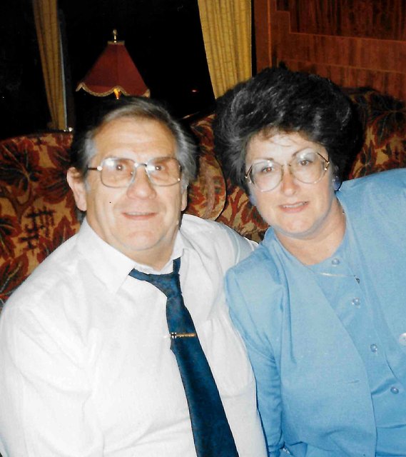 Jim Smith mit seiner Frau Brenda beim Besuch in Dorsten im Jahr 1996.