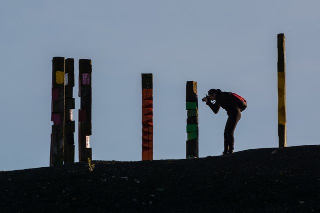 Die Totems sind für Fotografen immer reizvoll