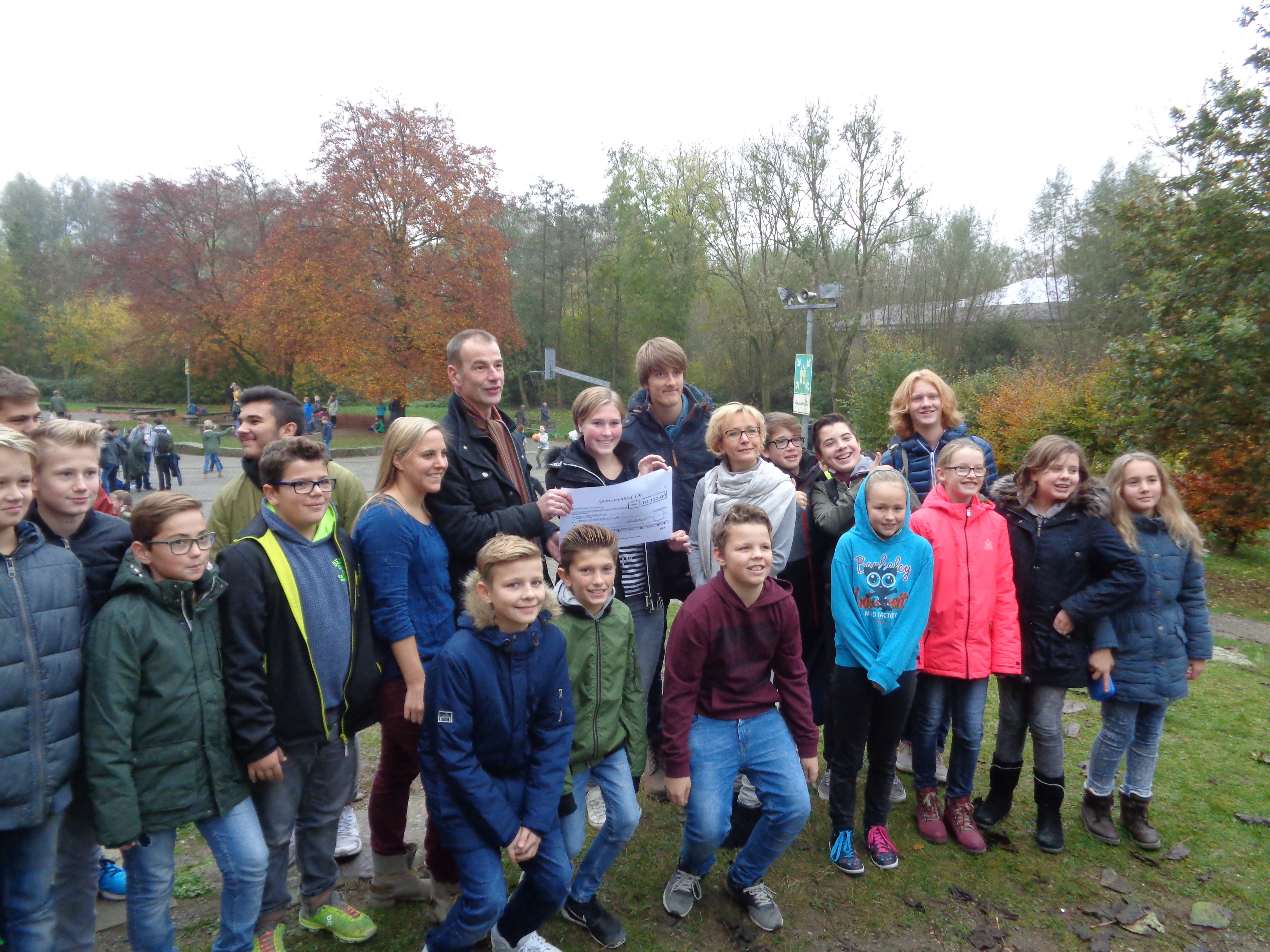 Sponsorenlauf in Kalkar: Die Schülerinnen und Schüler des Jan-Joest-Gymansiusm liefen für einen guten Zweck.