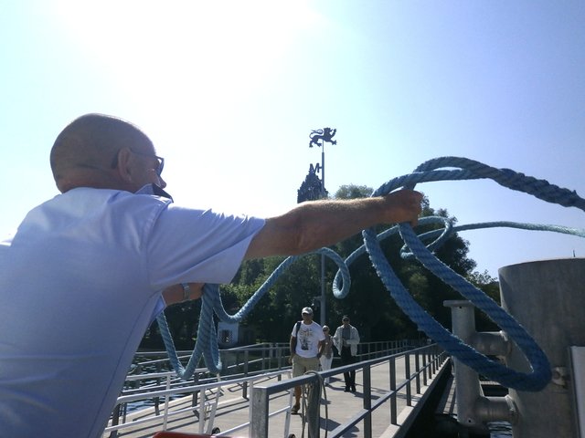 In Steckborn (Schweiz) Leinen los zum Stopp.