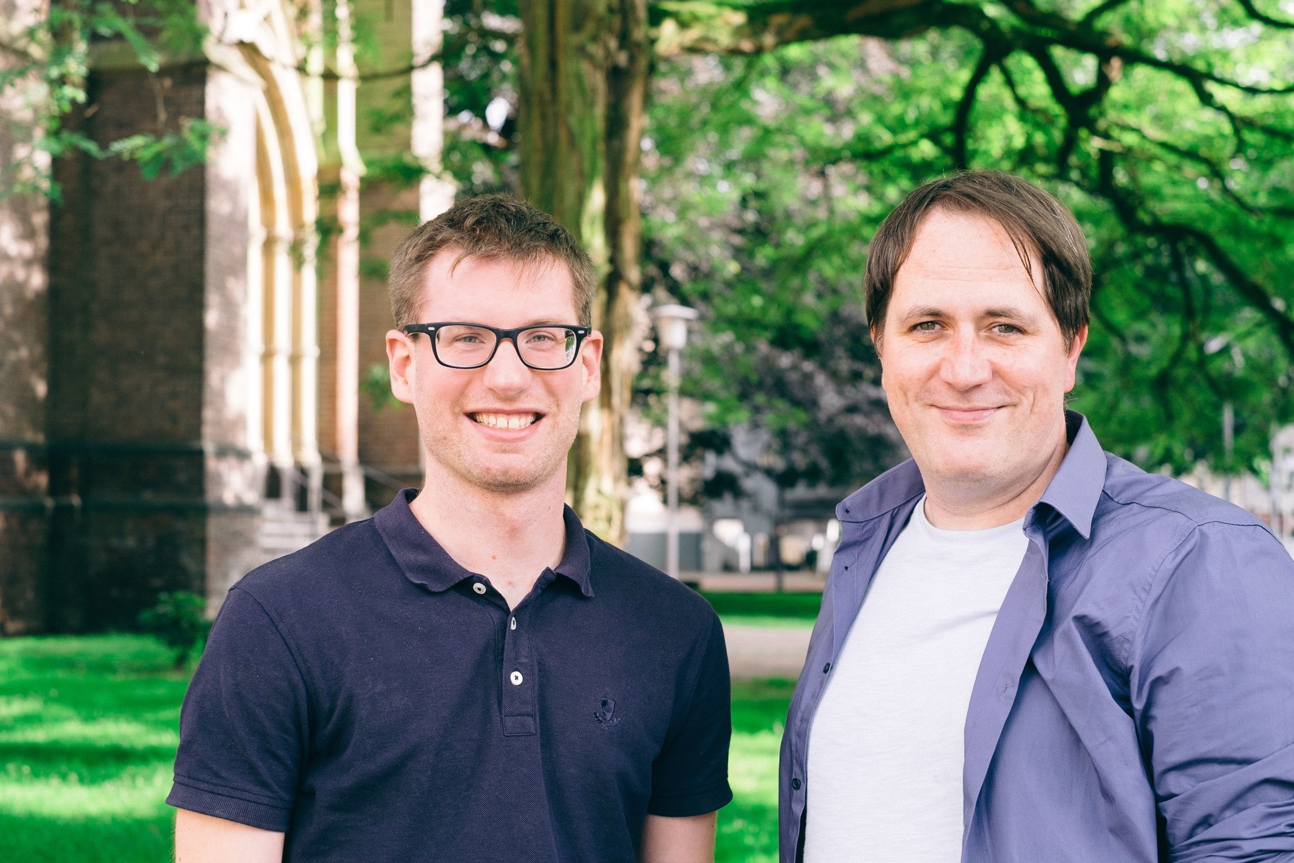 Tom Enders (links) und Cord Neubersch.