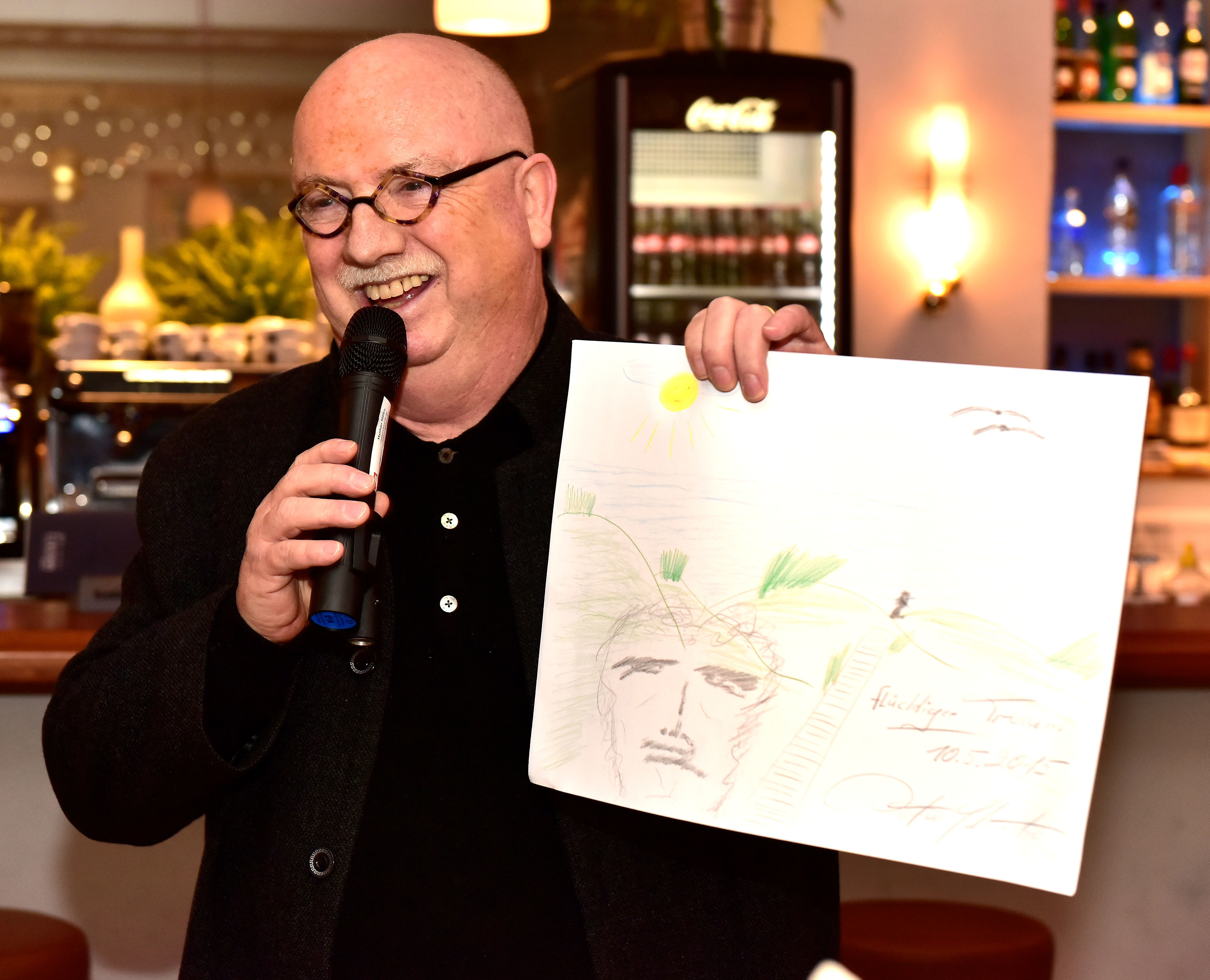 Pinzipal Christian Stratmann bei der Stadtspiegel-Benefizversteigerung 2016 im Eckstein Recklinghausen.