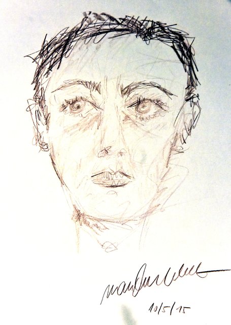 Auch ein Werk, das 2015 entstand und 2016 einen neuen Abnehmer fand: das Selbstportrait von Marc Oliver Schulze.