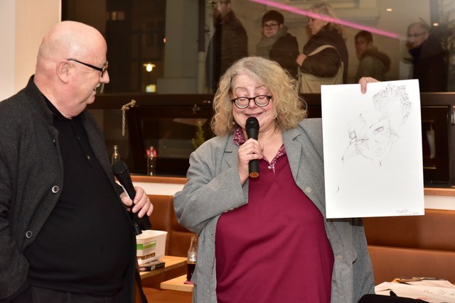 Pinzipal Christian Stratmann bei der Stadtspiegel-Benefizversteigerung 2016 im Eckstein Recklinghausen.