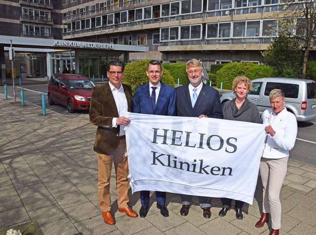 Das Unternehmen Helios übernimmt das Zepter im Klinikum Niederberg: Anvisiert werden eine noch bessere medizinische Versorgung, Kooperationen mit niedergelassenen Ärzten, eine Steigerung der Patientenzahl und der schnelle Bau eines neuen Krankenhausgebäudes. | Foto: Maren Menke