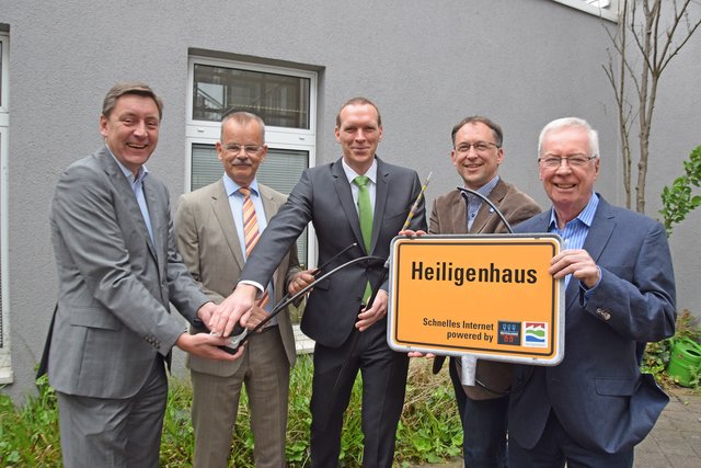 Gute Nachrichten für Heiligenhaus: Der Glasfaserausbau in der Stadt durch einen regionalen Telekommunikationsanbieter startet in Kürze. In nur zwölf Monaten sollen über das Netz Geschwindigkeiten von bis zu 100 Mbit/Sekunde möglich sein. | Foto: Maren Menke