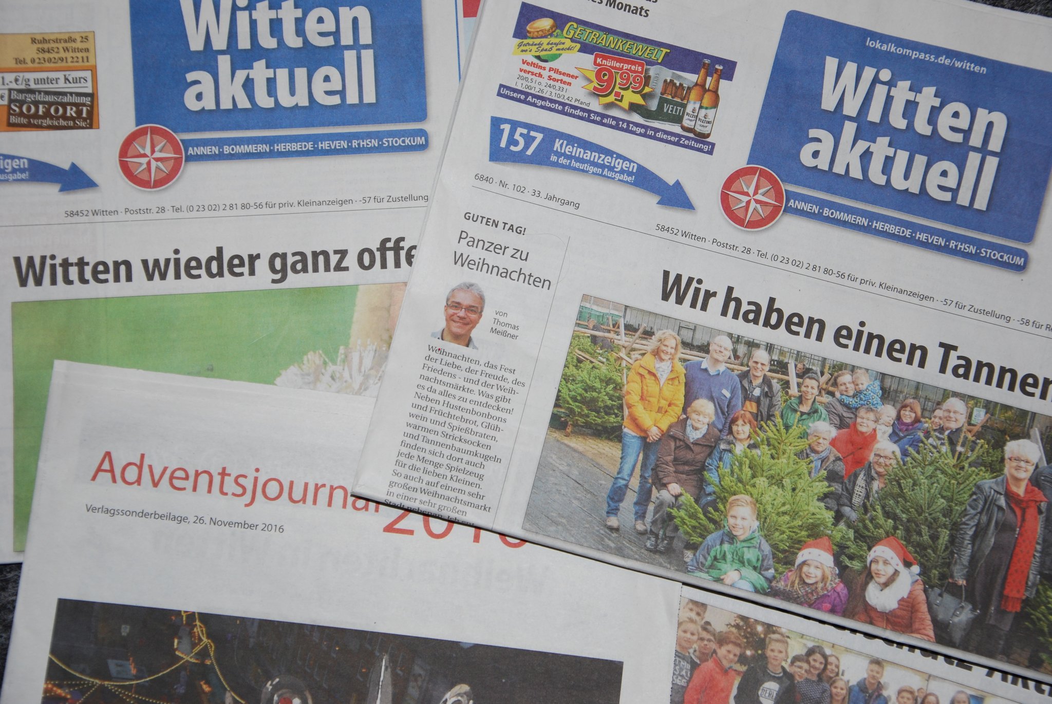 Einen Tag früher: Witten aktuell erscheint bereits am Freitag - Witten