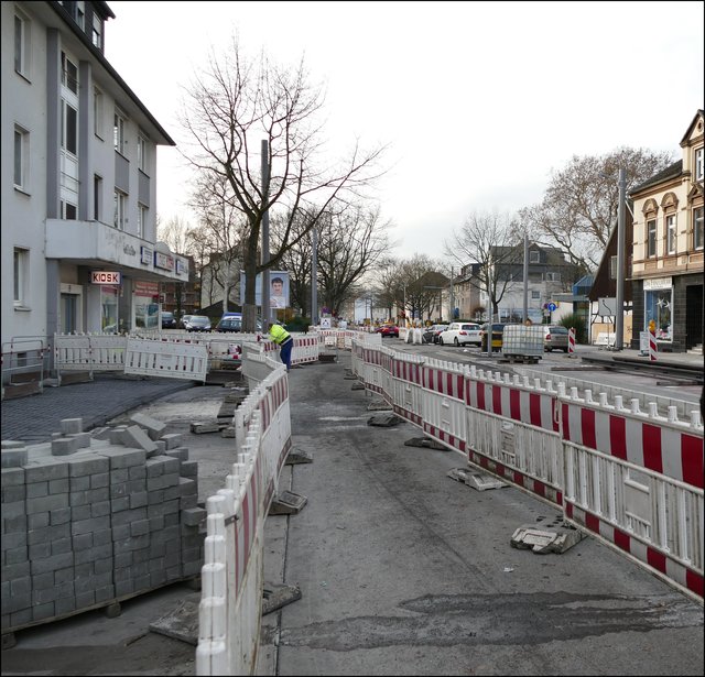 Strassenbahnbau in Bochum Langendreer wie lange noch 2 Bochum