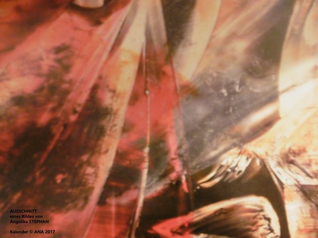 wunderbare Bilder in einem Encaustic-"Kalender" einer Mülheimer Knstlerin...ANGELIKA Stephan