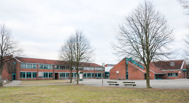 Die Olfener Gesamtschule (Anfang Februar 2017). Foto: Werner Zempelin
