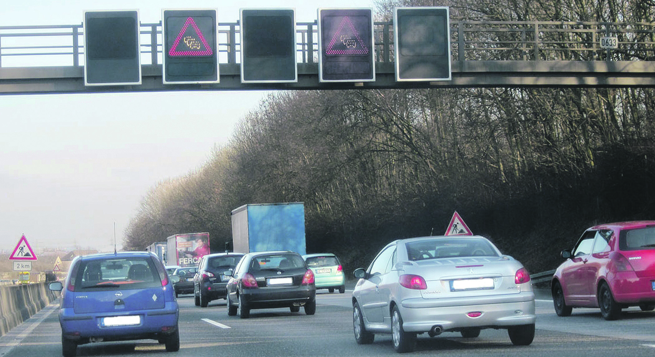 Am 14. Februar ist in der Zeit von 20 bis um 5 Uhr mit Verkehrsbehinderungen auf der A2 zu rechnen. Foto: privat