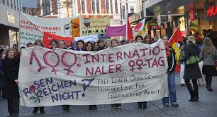 Protest der Migrantinnen zum Internationalen Frauentag