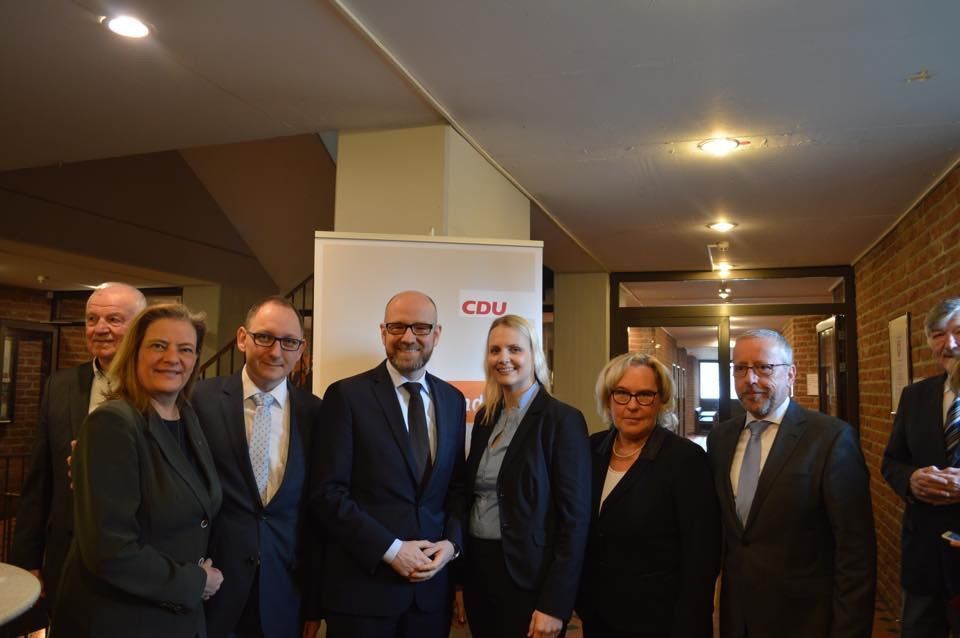 Sabine Weiss, S.Hense, Dr.Peter Tauber, Ch.Quik, B.Nuyken, J.Linz (von links)