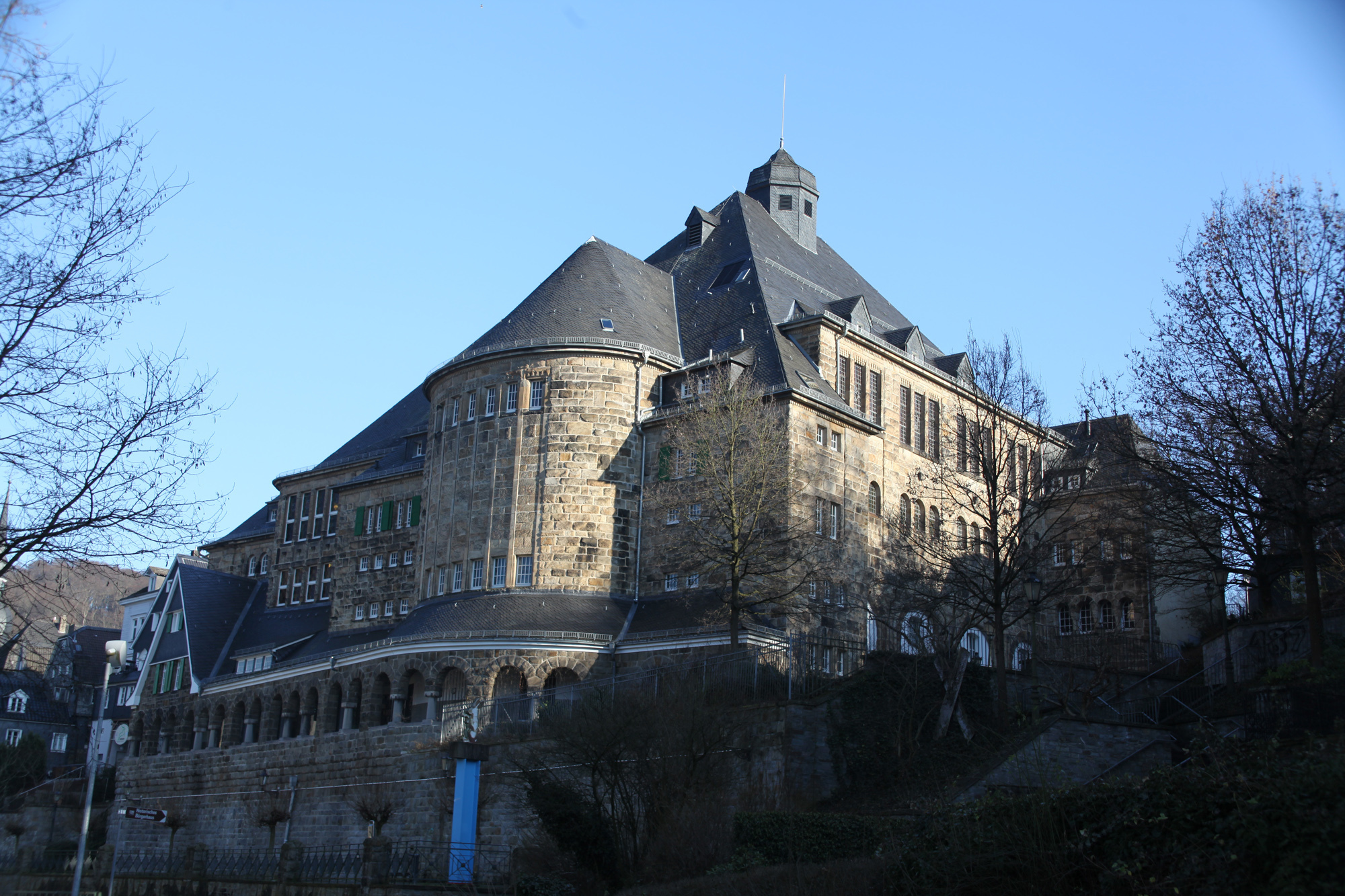 Das Bürgerhaus von Langenberg, Hinteransicht