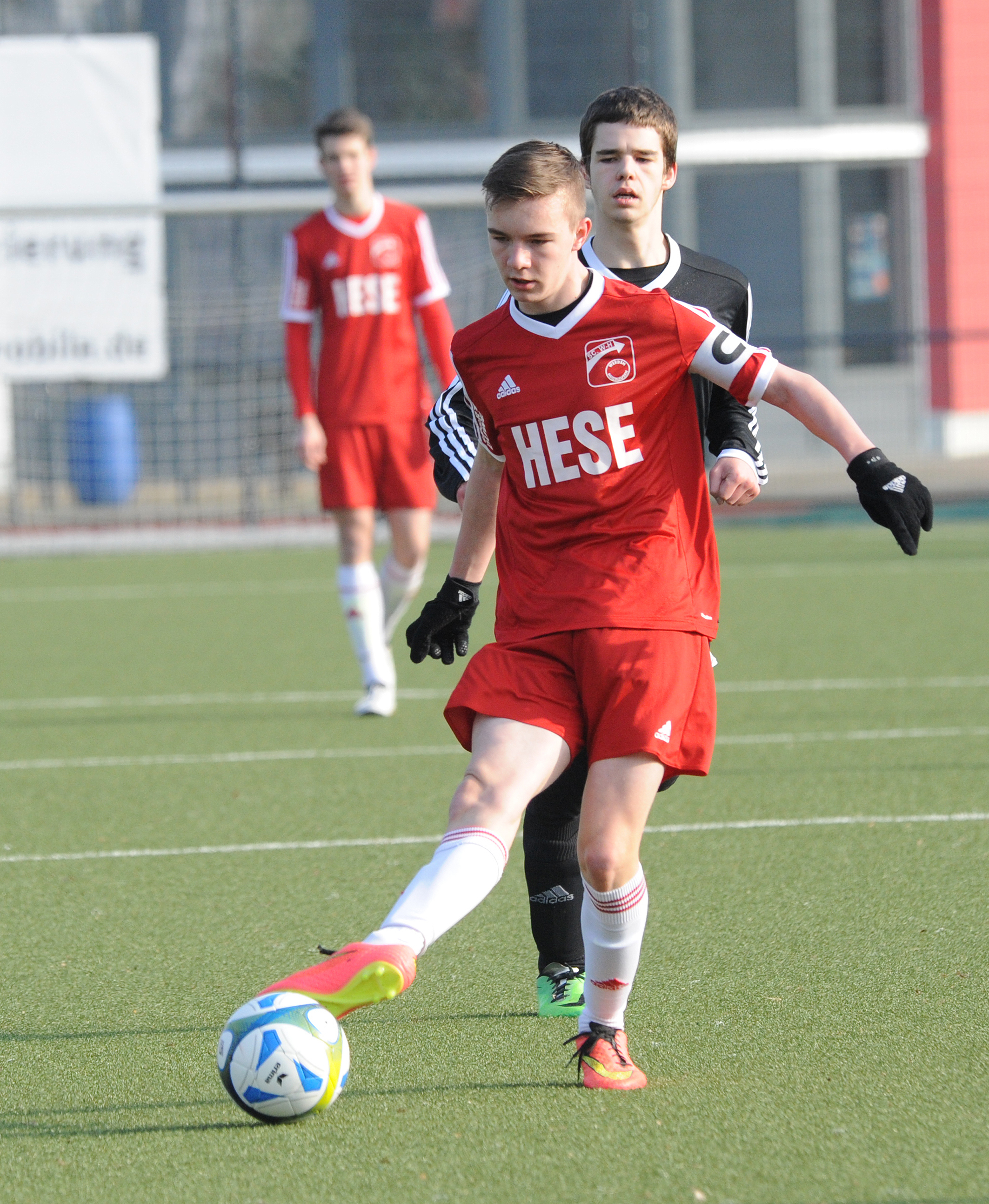 Kapitän Levin Lojewski führte sein Team zu einem überzeugenden 10:1 Erfolg.
Foto: Bangert