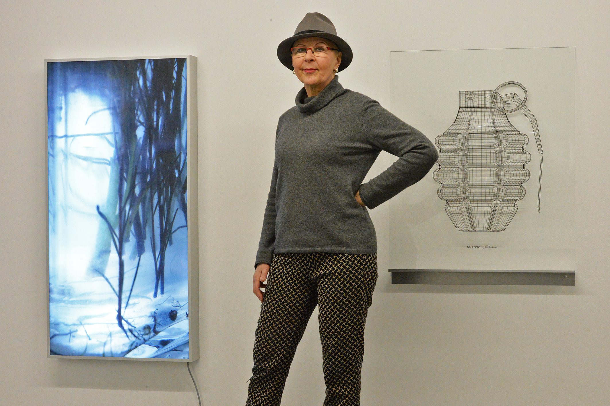 Gerda Schlembach lädt ein zu einer Reise in die menschliche Imagination.
Foto: Bangert