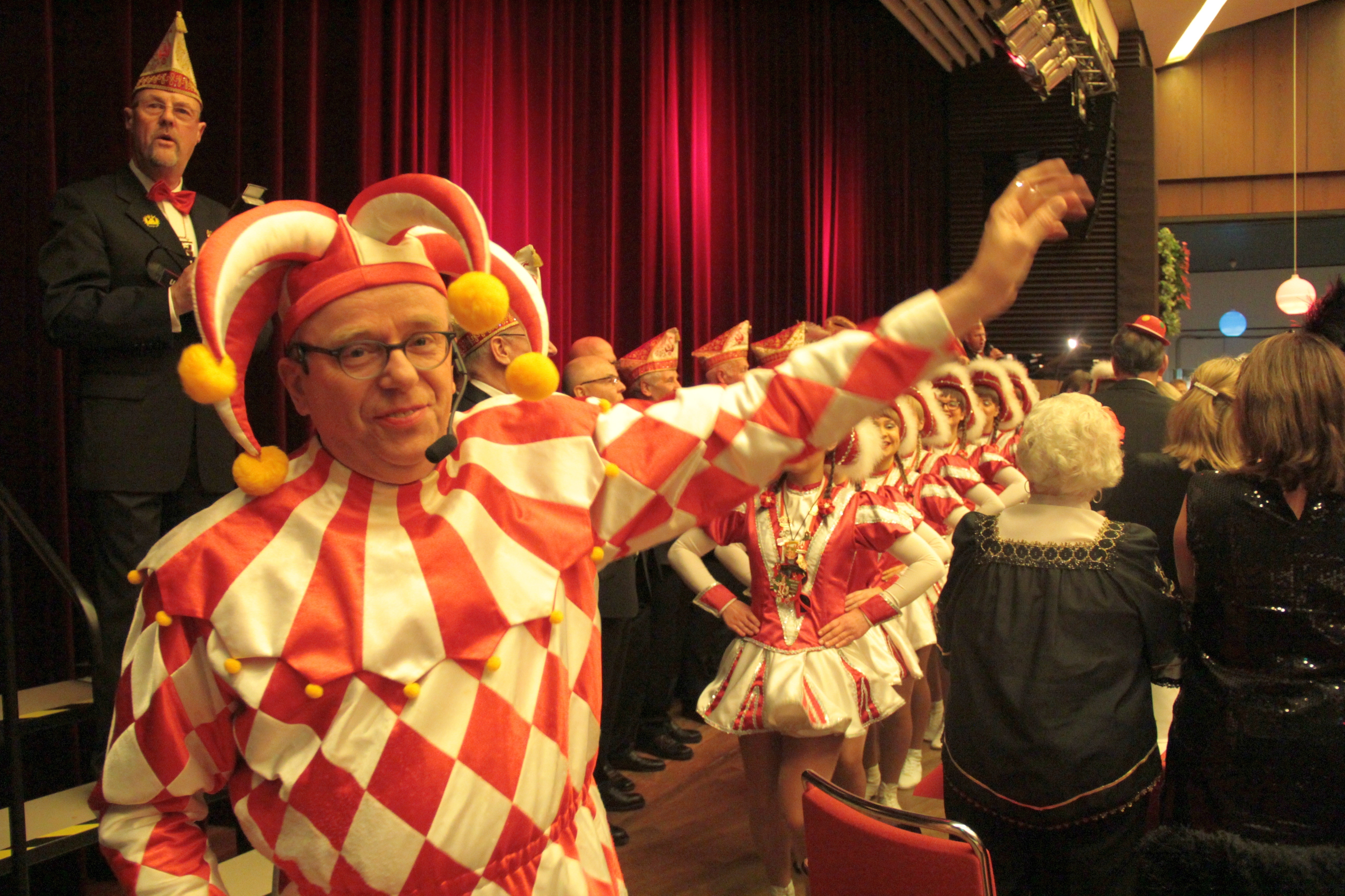 Verzauberte das Publikum: Der Klever Narr Michael Rübo. Foto: Markus Decker