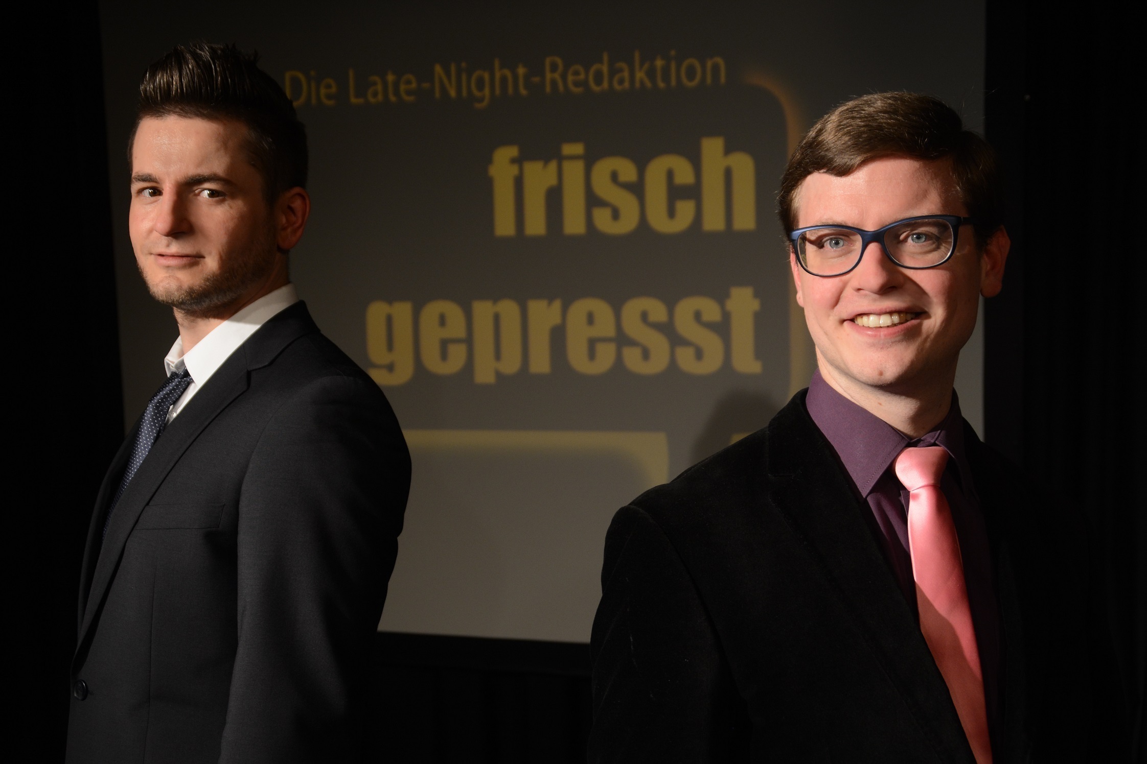 Martin Valenske und Tilman Lucke präsentieren u.a. Ausschnitte aus ihren Solo-Programmen. Foto: Veranstalter
