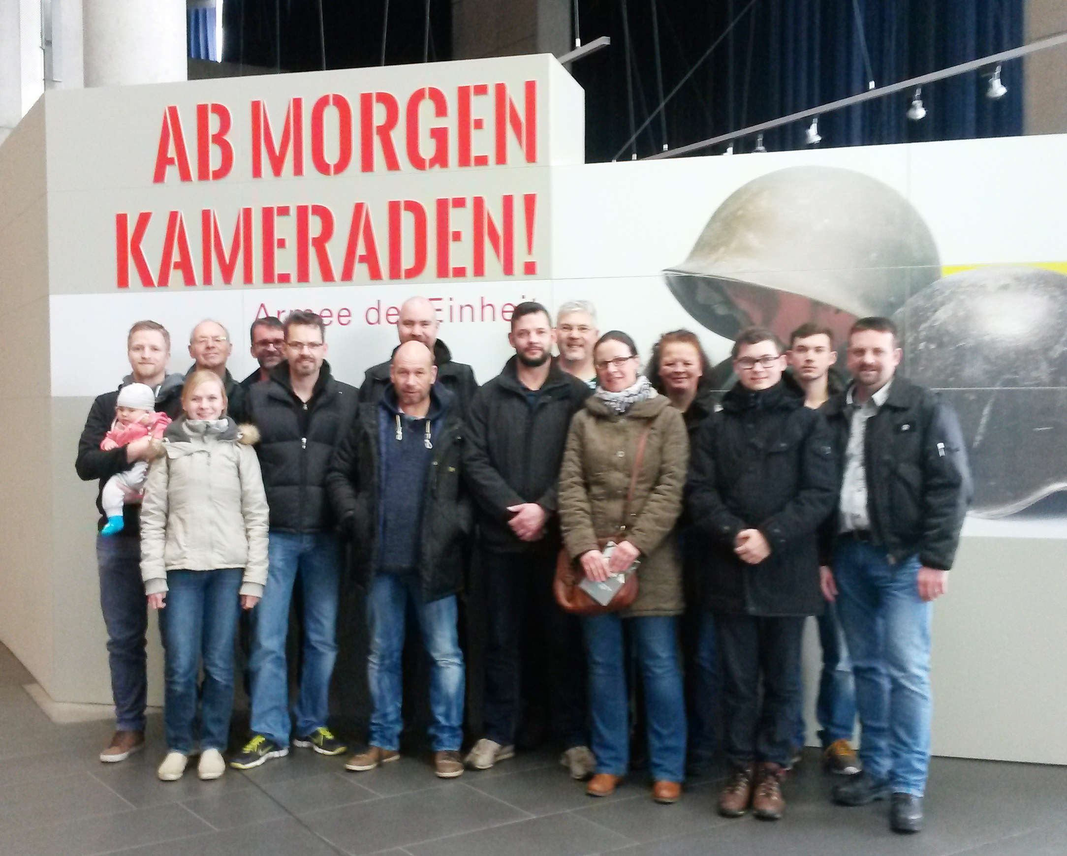 Gruppenfoto im Haus der Geschichte.