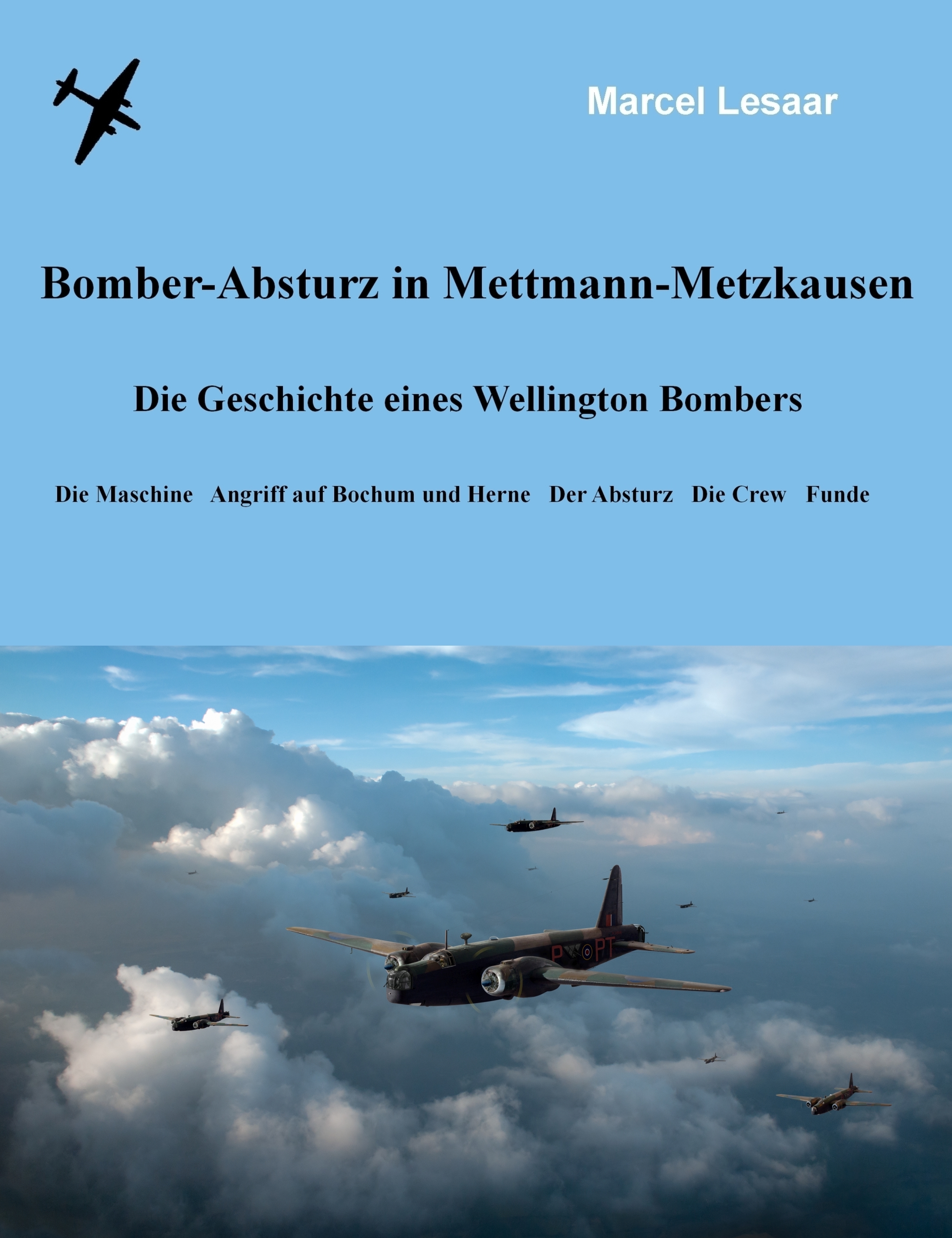 Cover des Buches "Bomber-Absturz in Mettmann-Metzkausen"