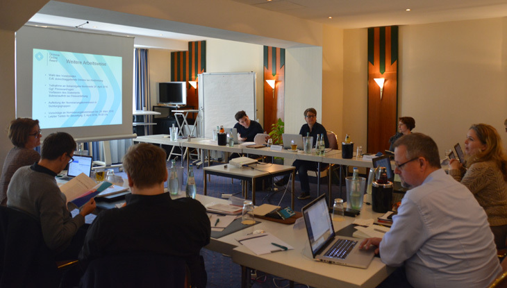 Die Nominierungskommission 2016 bei der Arbeit