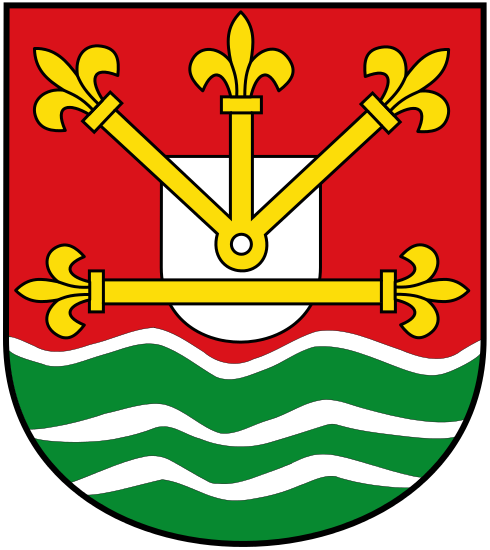 Das Wappen der Gemeinde Schermbeck. ©: Gemeinfrei