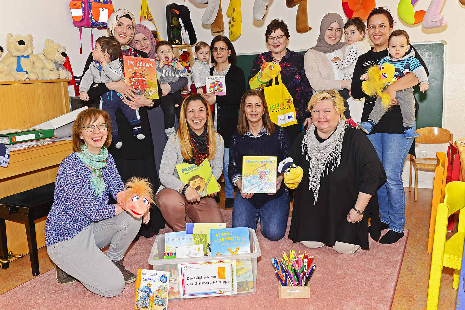 "Lesen macht Spaß" lautet das Motto des Projektes, das jetzt in der evangelischen Kindertageseinrichtung "Löwenzahn" in Brauck offiziell an den Start gegangen ist. Foto: Kariger