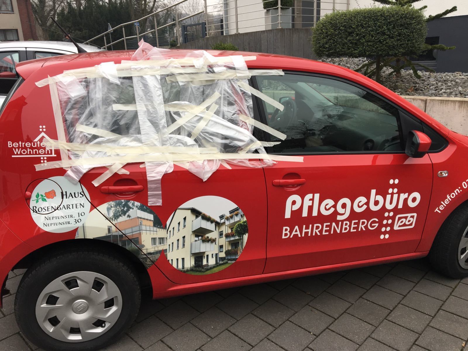 Gleich zwei Mal schlugen ein oder mehrere unbekannte Täter beim Pflegedienst Bahrenberg zu. Foto: Pflegedienst