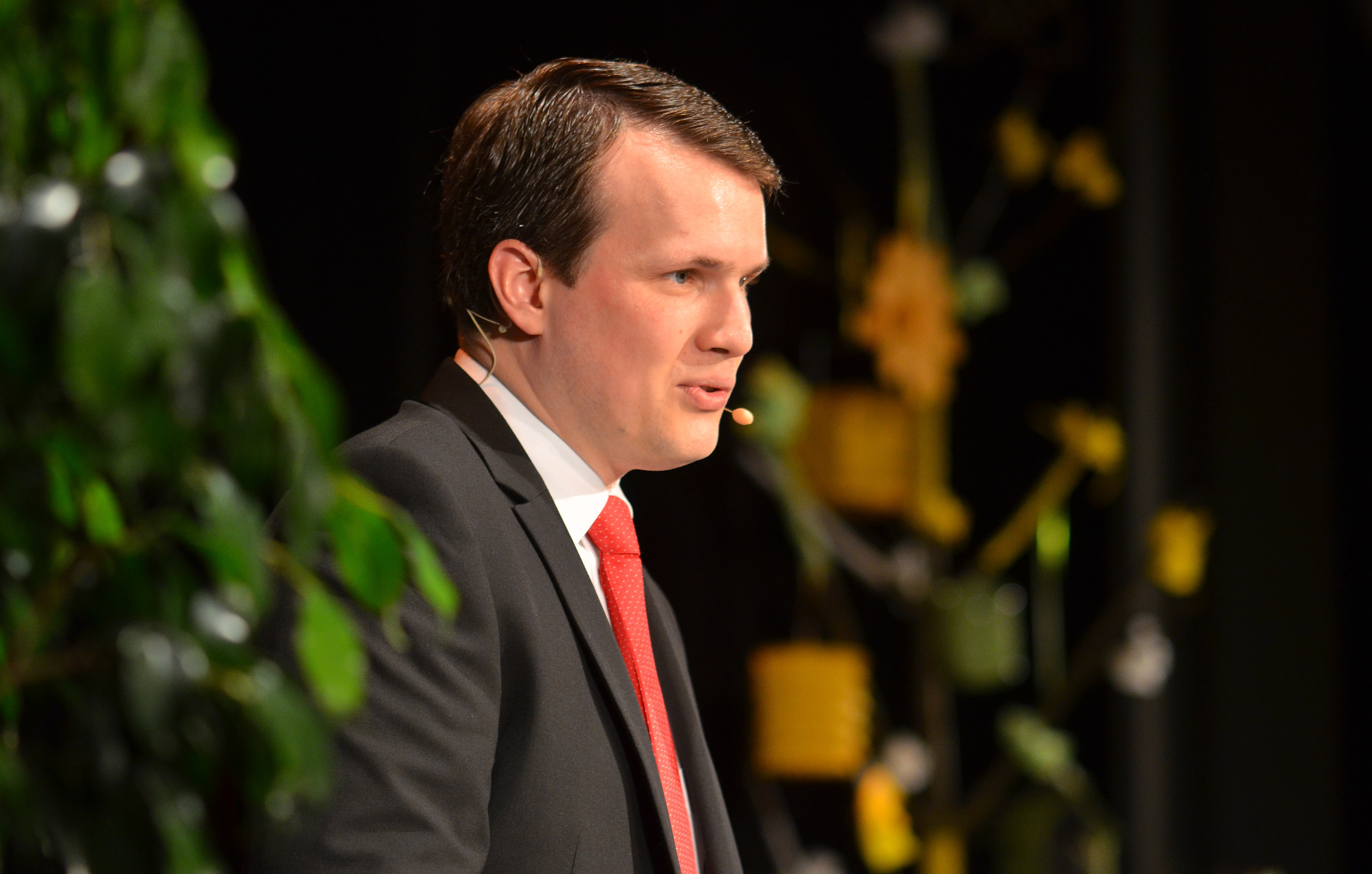 Bürgermeister Tobias Stockhoff auf der Gala-Ehrenamt 2016. Foto:Privat