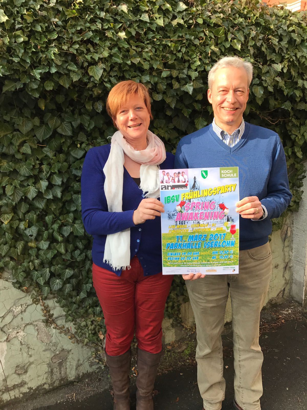 Hilke Müsse und Wolfgang Barabo vom Orga-Team.