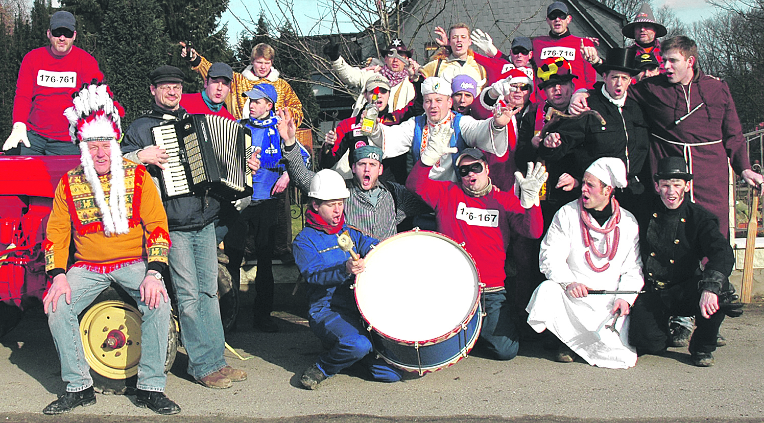 Karnevalsspaß voller Tradition: Die Löntroper Jungs ziehen am Samstag, 18. Februar, wieder durch die Bauernschaften Löntrop, Korthausen und Bockholt.