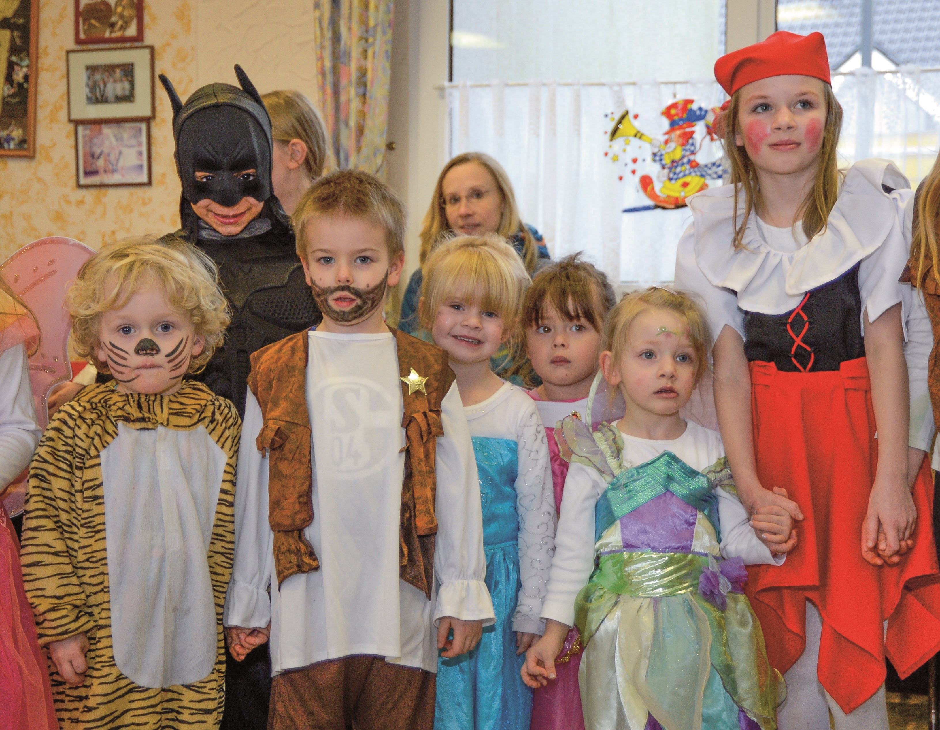 Am 17. Februar feierten an die 100 Kinder ihren eigenen Karneval beim TV Einigkeit. (PR-Fotografie Köhring / JW)