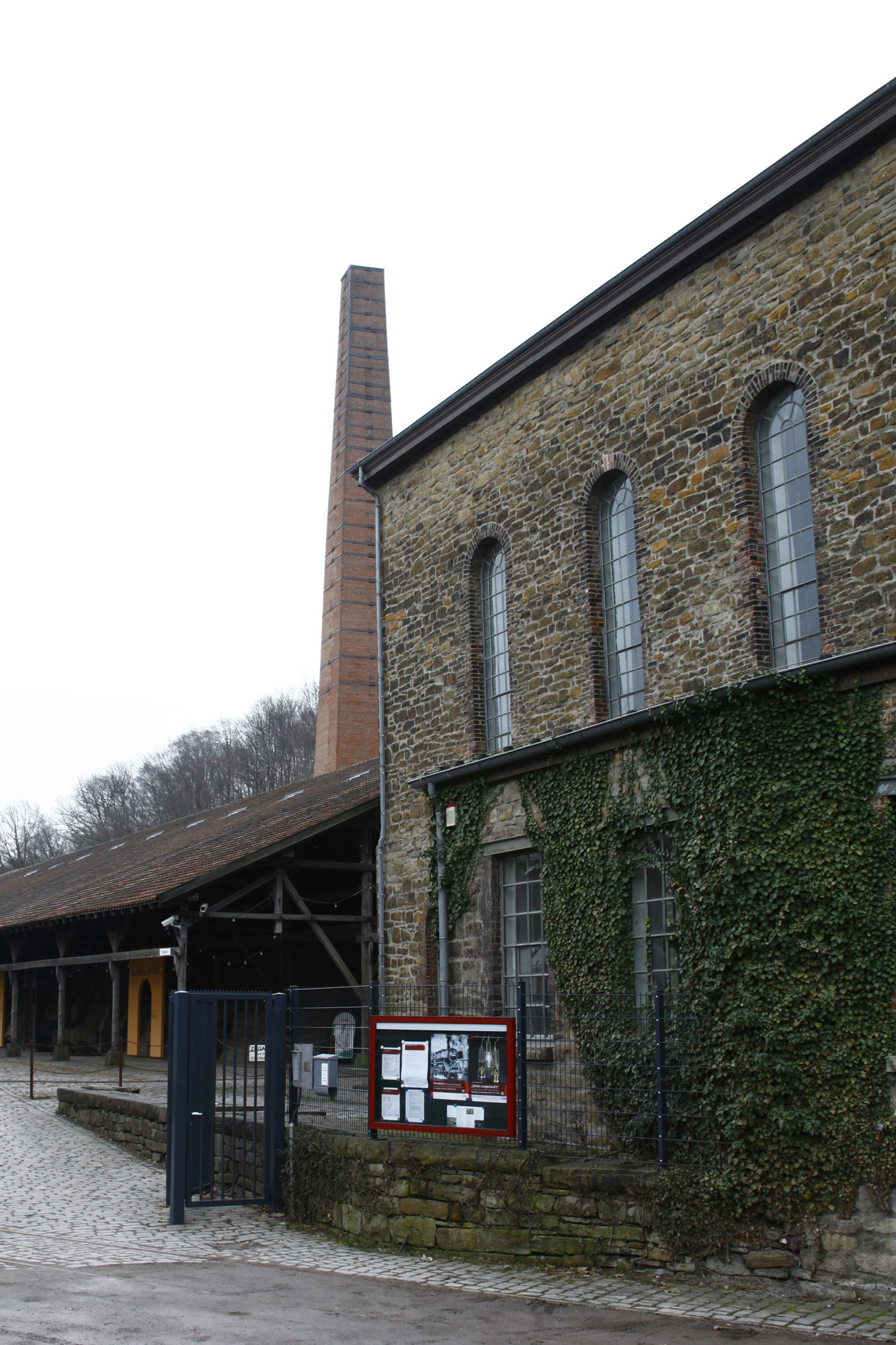 Eingang zum Museum. Für's Navi: 58452 Witten, Nachtigallstrasse 35