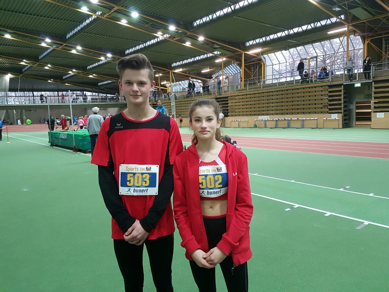 Laeticia Muhra und Yannik Smajlovic
