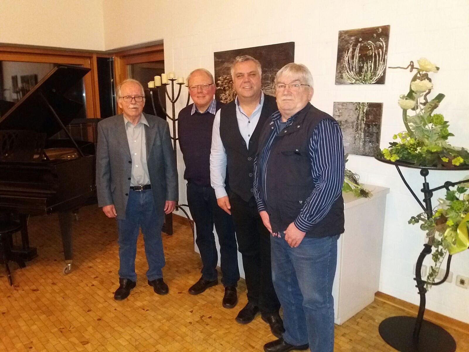 Werner Hemmers, Peter Hellwig, Uwe Traunsberger und Herbert Heß (v.l.n.r.) sind im Vorstand aktiv. Foto: privat
