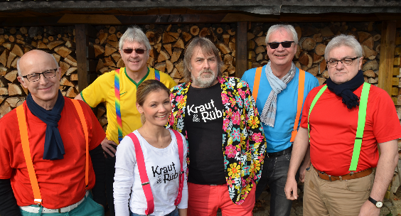 Die sechs Musiker von Kraut und Rübe bringen Karnevalsstimmung zurück nach Haltern.