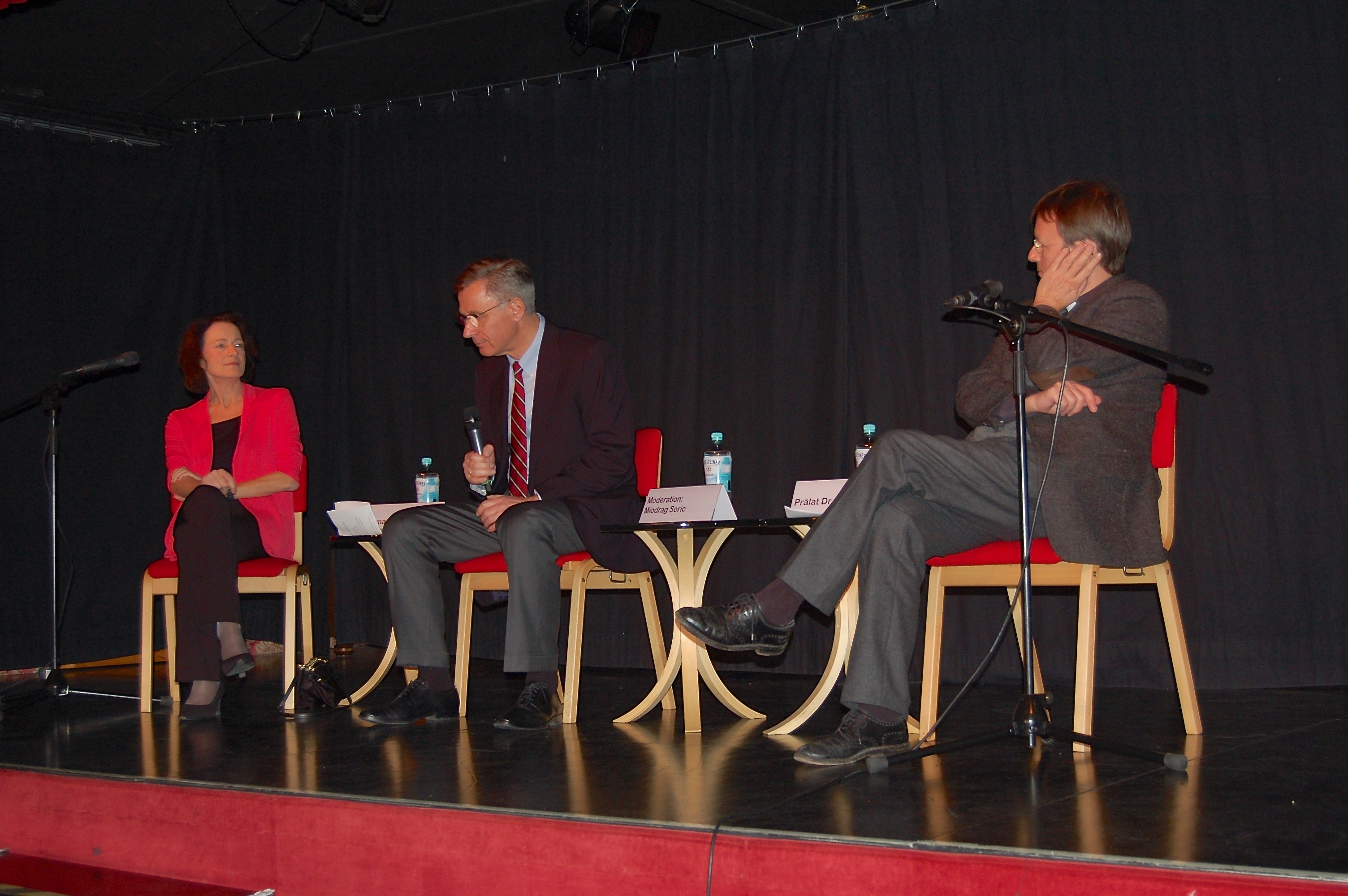 v.l.n.r.: Dagmar Freitag, Miodrag Soric, Dr. Karl Jüsten (Quelle: privat)