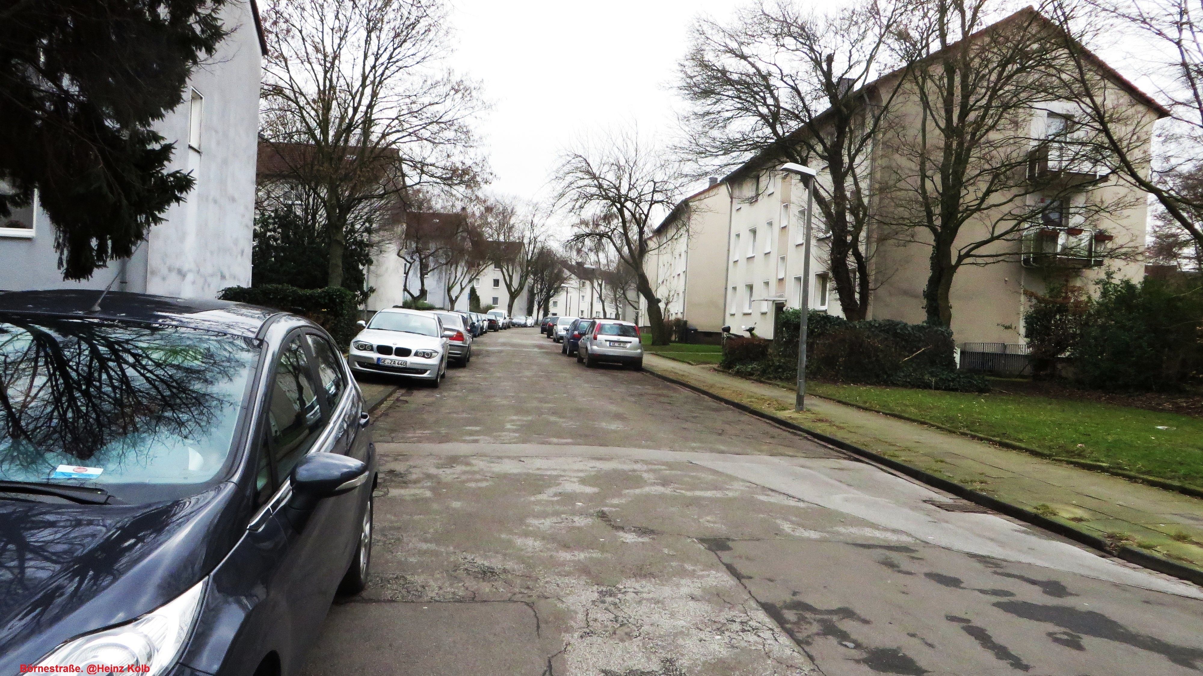 Börnestraße in Richtung Markenstraße.