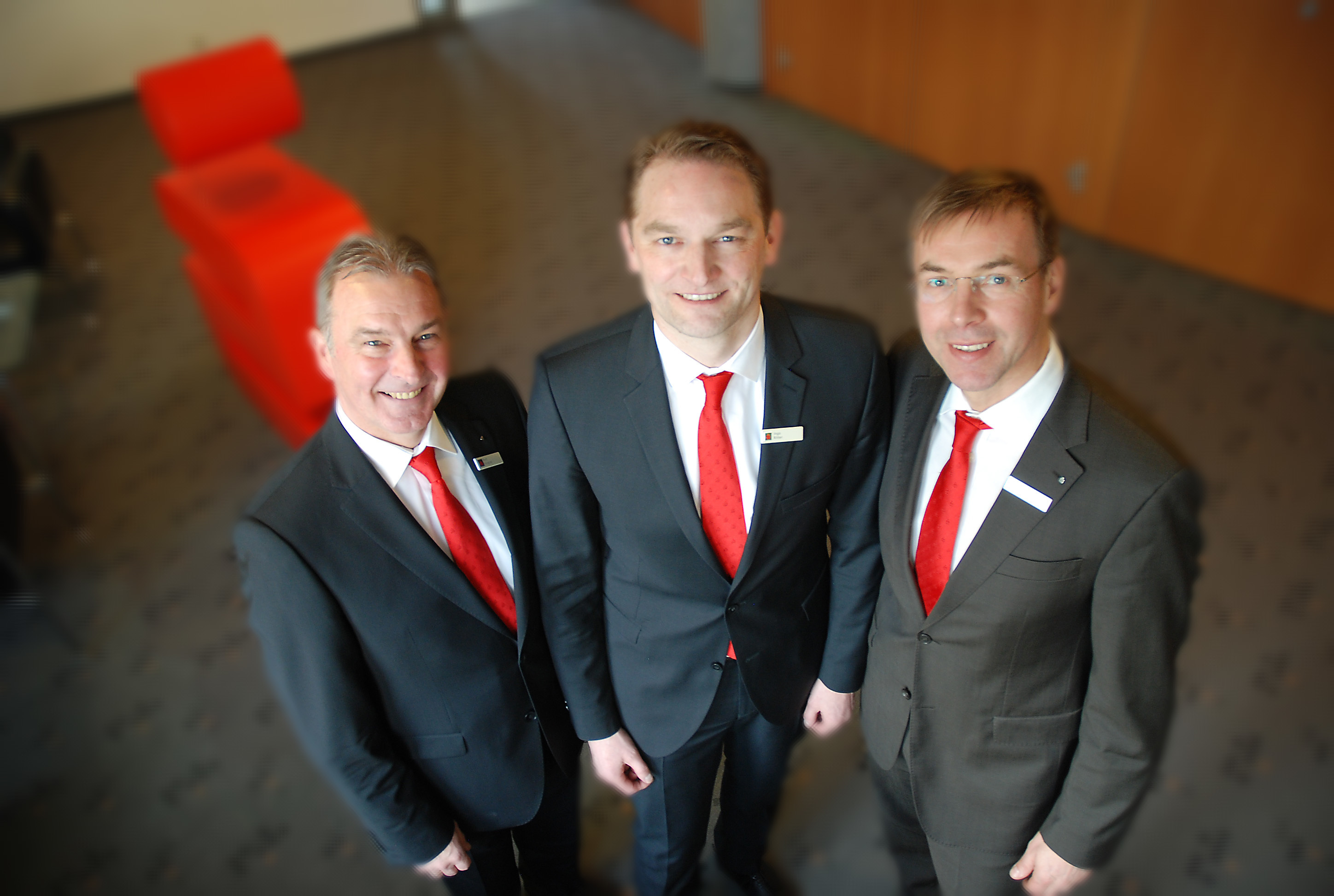 Entspannt (von links): Rolf Wagner, Ingo Ritter, Friedrich-Wilhelm Häfemeier.