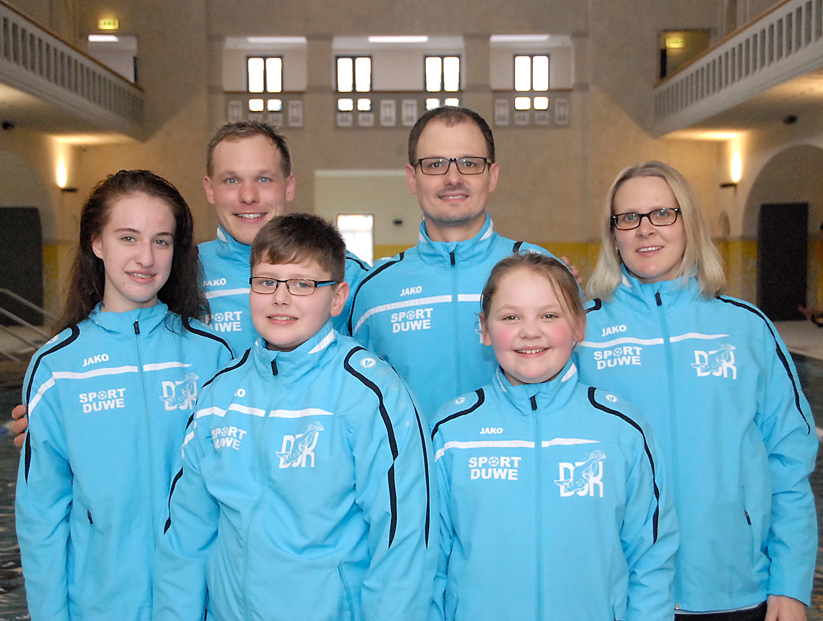Stolz auf sein Abschneiden bei der Sachsenmeisterschaft im Finswimming konnte das Team der DJK-VfR Saarn sein. Foto: privat