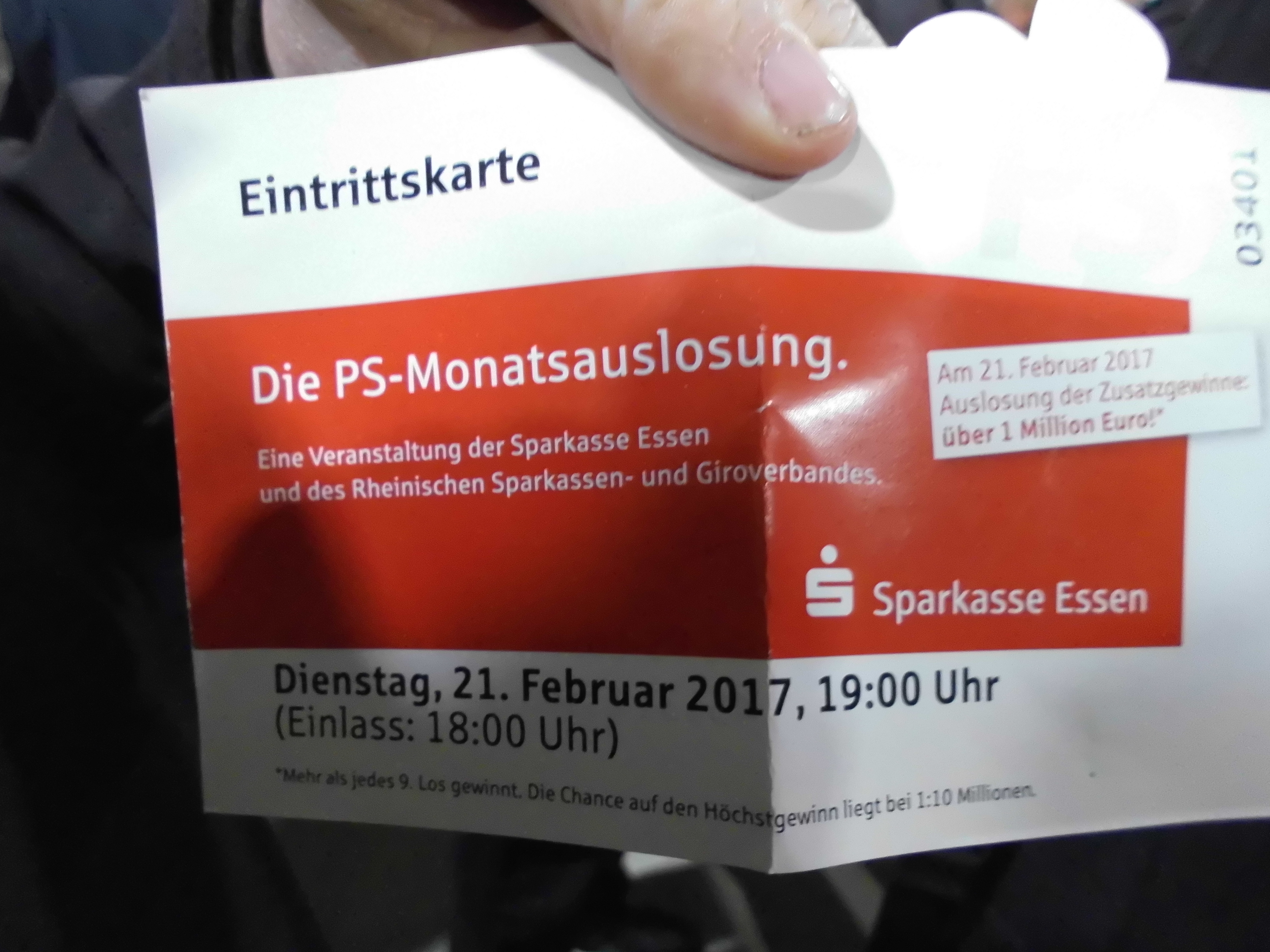 Eintrittskarte