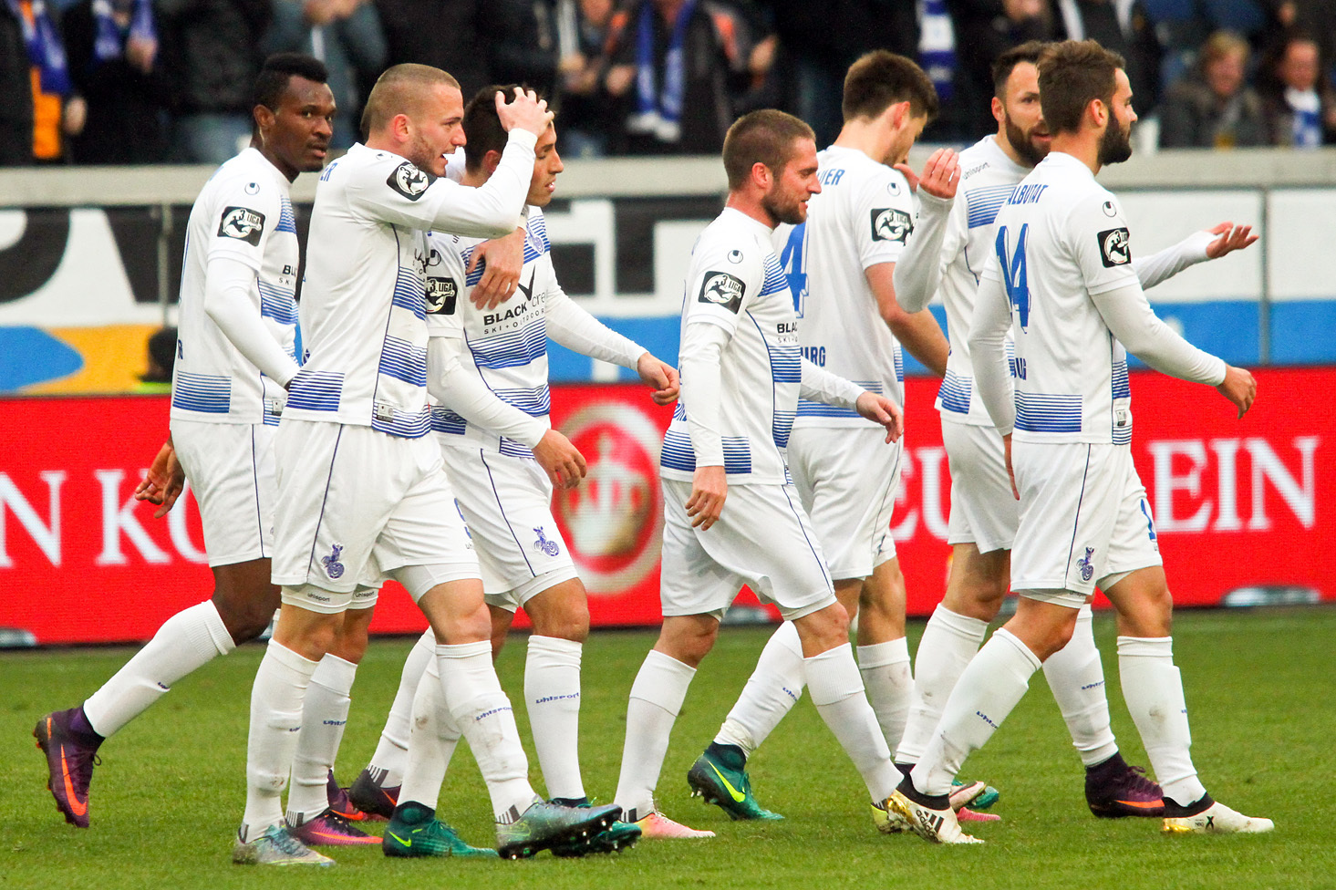 Die Zebras wollen am Freitag im Spitzenspiel gegen Magdeburg auch wieder jubeln
